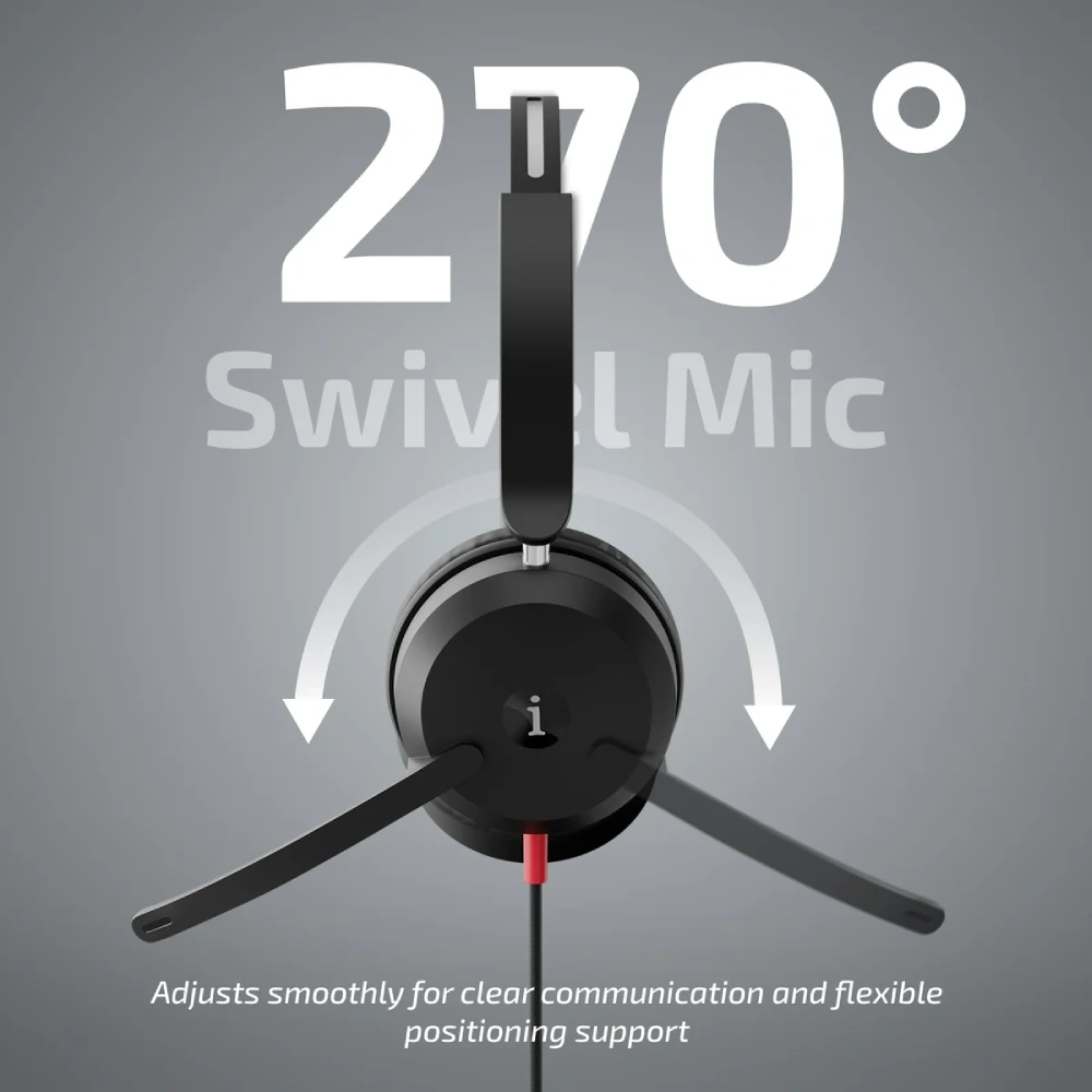 Iball Wired Headphone With Mic Decibel U200 view 5